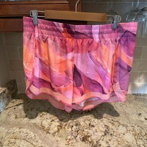 Athleta Mesh Racer Shorts